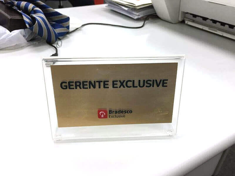 Suporte em Acrílico é na Digital Print Comunicação Visual