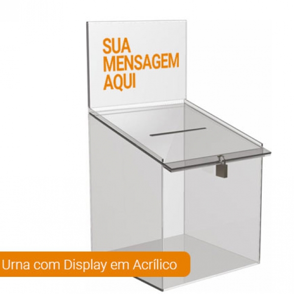 acrilicos display você encontra na Digital Print Comunicação Visual